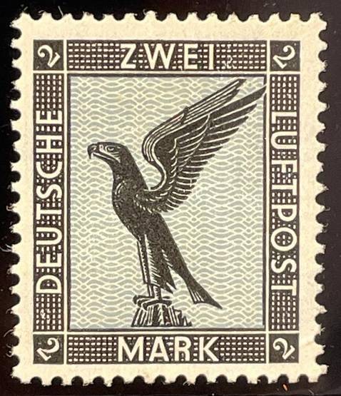 GERMANY 1926 - 2 MARK EAGLE MH * CV 24 EURO / R500