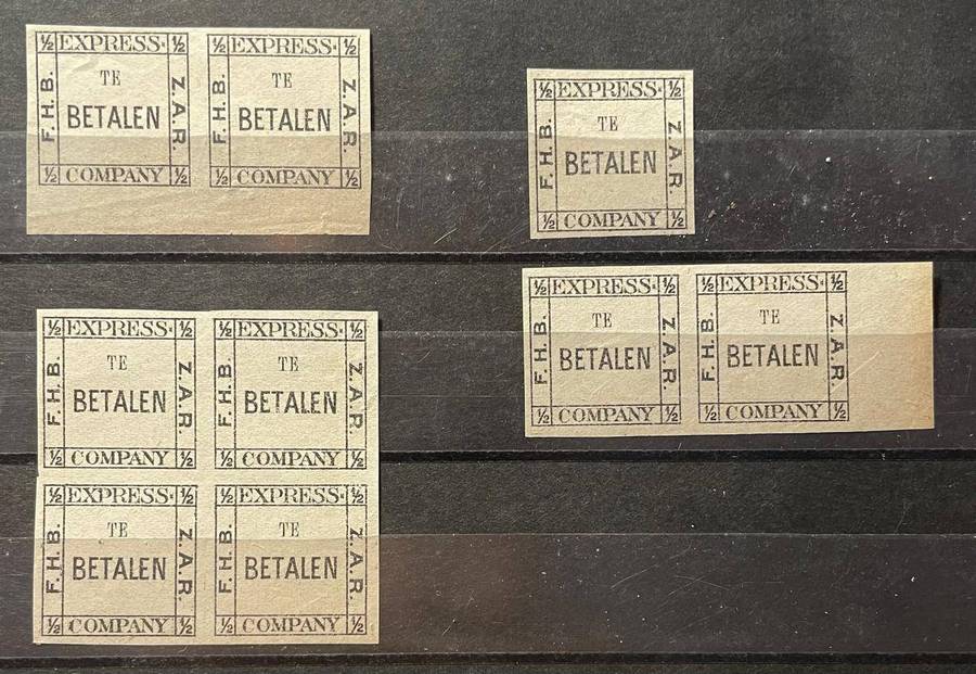 BAKKERS EXPRESS - SELECTION OF UNUSED BLOCKS AND PAIRS MNH**