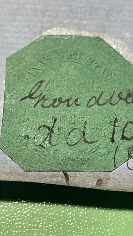 OFS 1866 - PRESIDENT JH BRAND SIGNED LAND GRANT DOCUMENT + DRIE POND & EEN POND ZEGELS
