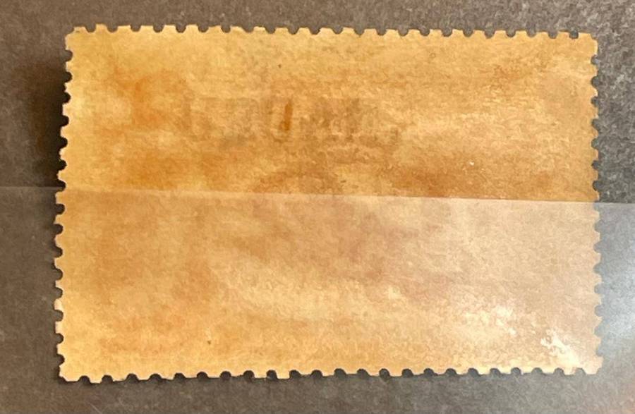 Nauru KGV 1916-20 (DLR) Seahorse 5s. Bright Carmine SG22