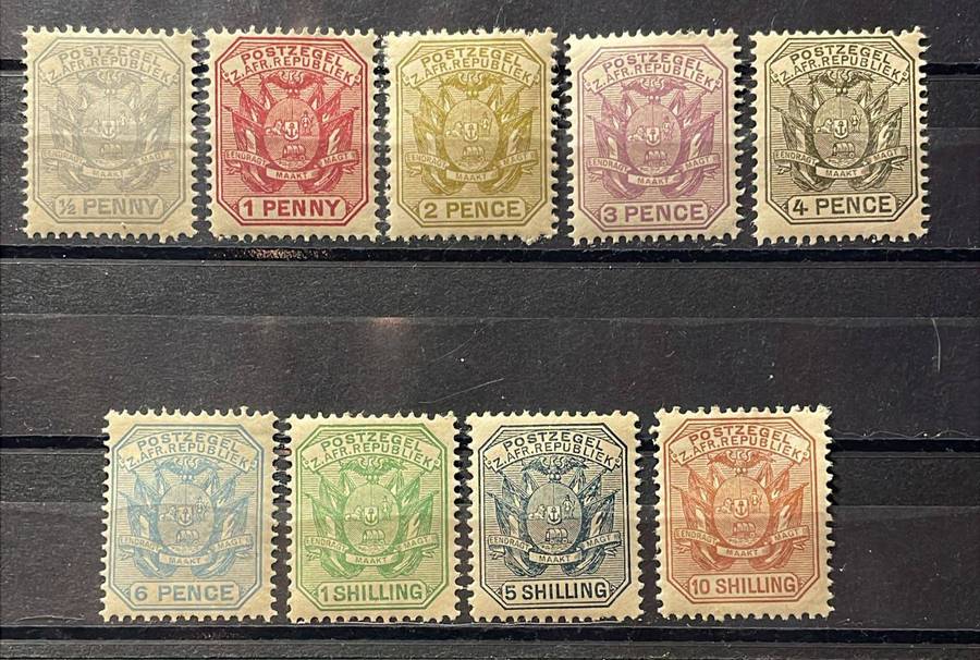 TRANSVAAL 1895 FULL MINT SET TO 10/ - WAGON WITH POLE MM*