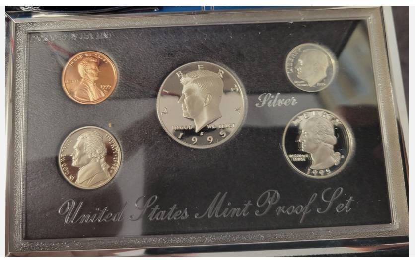 1995 UNITED STATES MINT PREMIER SILVER PROOF SET