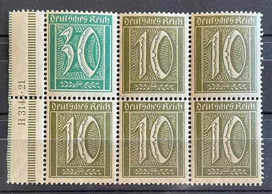 DEUTSCHES REICH Mi. #H-Blatt 36 MNH booklet stamp pane! GOOD CV $$