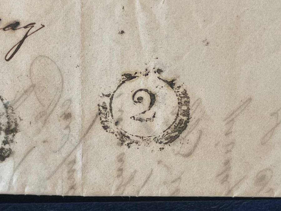 AUSTRIA KK POST : 1854 TRIESTE ITALY LETTER - MONTOVA, ITALY CV DA TRIESTE