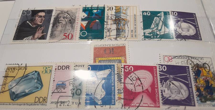 Rare Germany Stamps. Mini Stamp Album. A6. Some mint with gum & watermark. High Value. R5000. ref 2