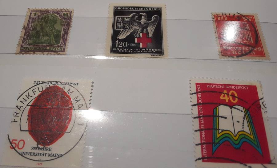 Rare Germany Stamps. Mini Stamp Album. A6. Some mint with gum & watermark. High Value. R5000. ref 2