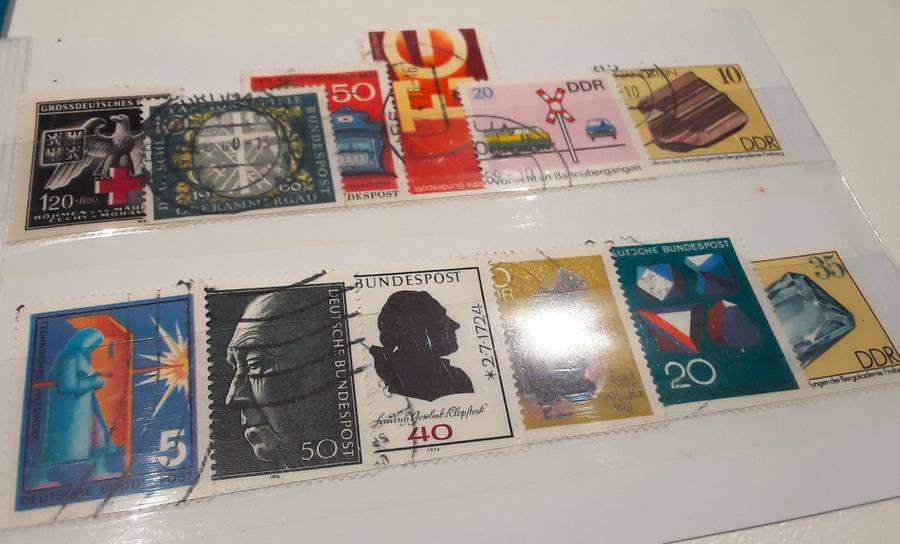 Rare Germany Stamps. Mini Stamp Album. A6. Some mint with gum & watermark. High Value. R5000. ref 3