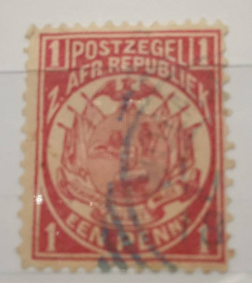 1885 ZAR Stamps with ZAR flags. Great Gift. In Mini Stamp Album. A6. RARE+High Value R10000. Ref 7