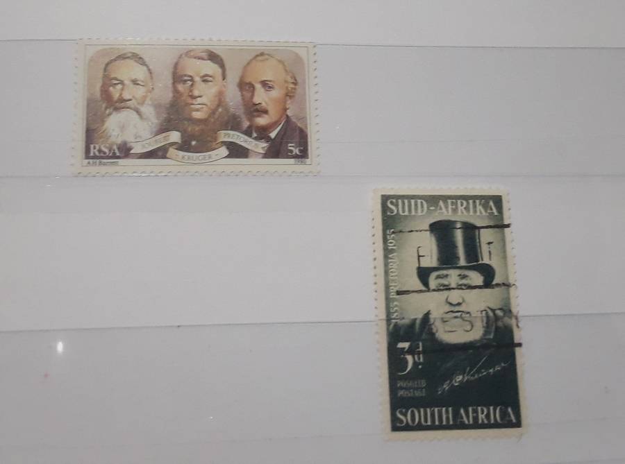 1885 ZAR Stamps with ZAR flags. Great Gift. In Mini Stamp Album. A6. RARE+High Value R10000. Ref 7