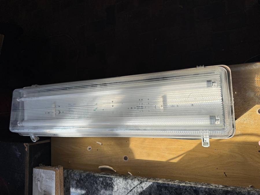 Brand New Zalux PEP 218 Emergency Light | 2x18W Fluorescent Tubes | IP65 Industrial | R1 NO RESERVE!