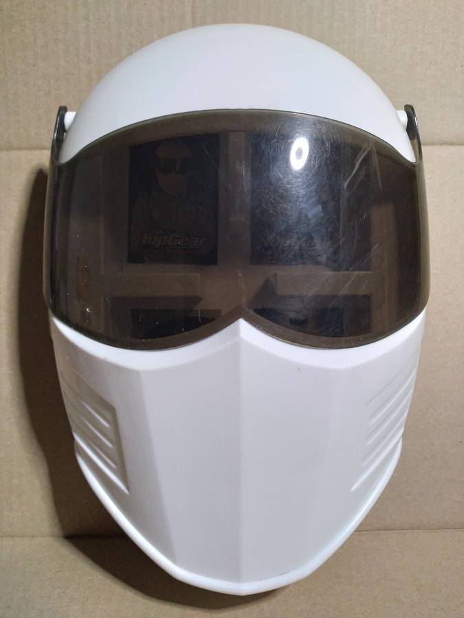 *** SUPER RARE FIND *** Top Gear Stig Helmet Collectors Card Case + 180 Cards