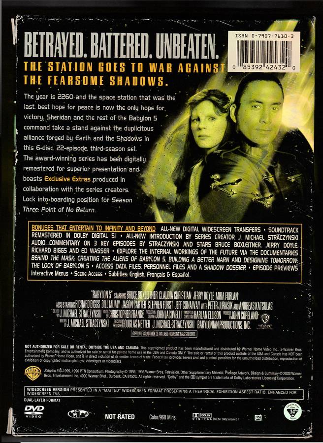 Babylon 5 - The Complete Third Season