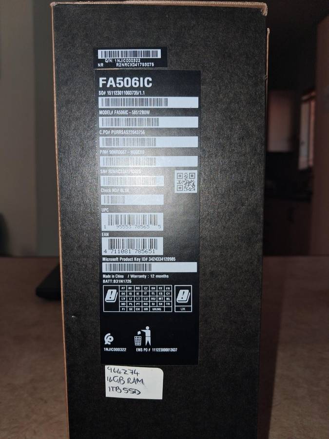 ASUS TUF Gaming Laptop A15