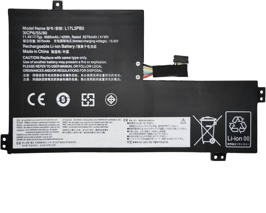 Battery for Lenovo 100e Chromebook, IdeaPad FLEX 3 CB11ig Series  (L17L3PB0 L17M3PB0)