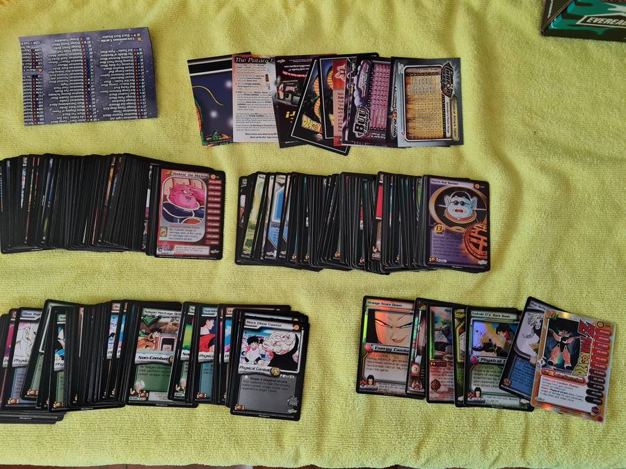 Lot of 320 dragon ball z card game cards