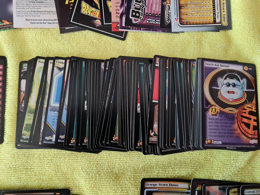 Lot of 320 dragon ball z card game cards