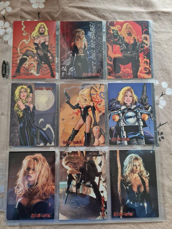 Lot of barbwire trading cards