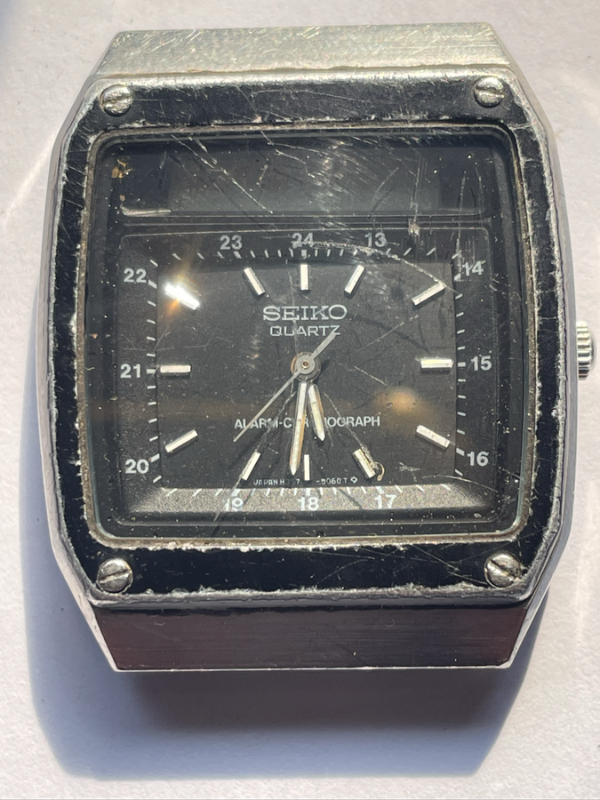 Vintage Watch - Seiko Quartz Alarm Chronograph