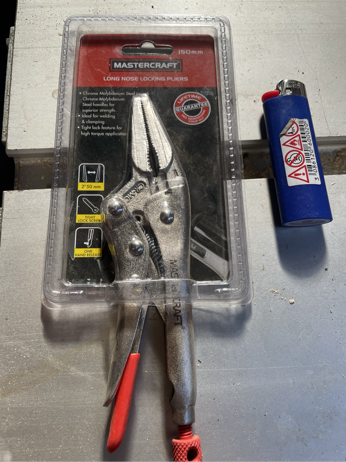 Mastercraft Vice Grip Nose Locking Pliers - 150mm