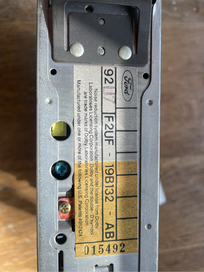 Car Radio Cassette player - Ford