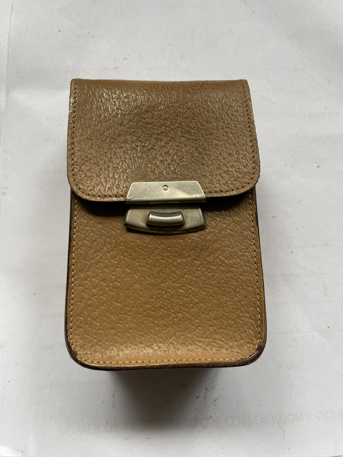 Vintage Brush in Leather Case