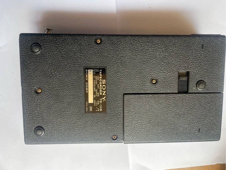 Sony TC-110 Solid State Tape Recorder Casette- Player, Made In Japan , 70s