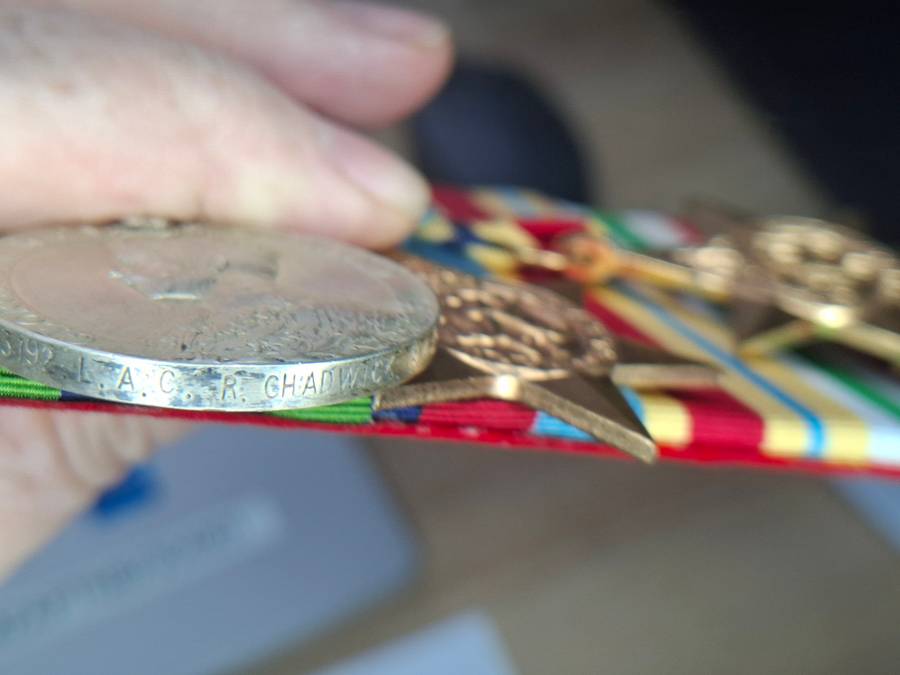 WW2 medal group with India GSM medal to RAF / SAAF photographer