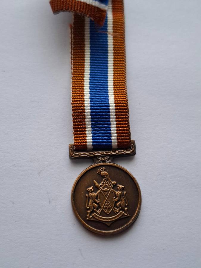 SADF / Homelands medal - Ciskei Long Service Medal - miniature