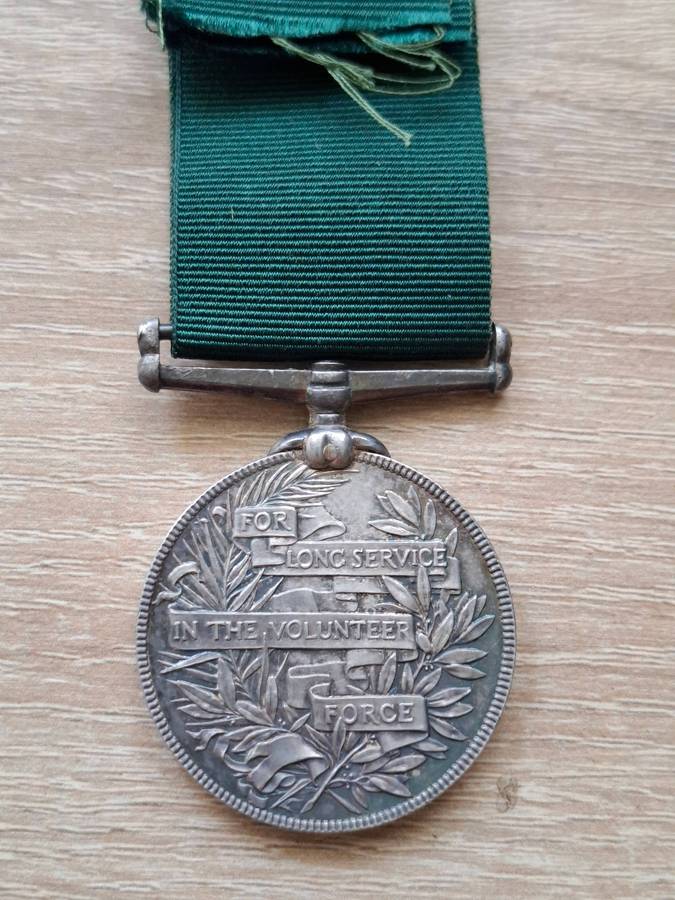 Volunteer Long Service Medal (Original) (Full-size) - Un named
