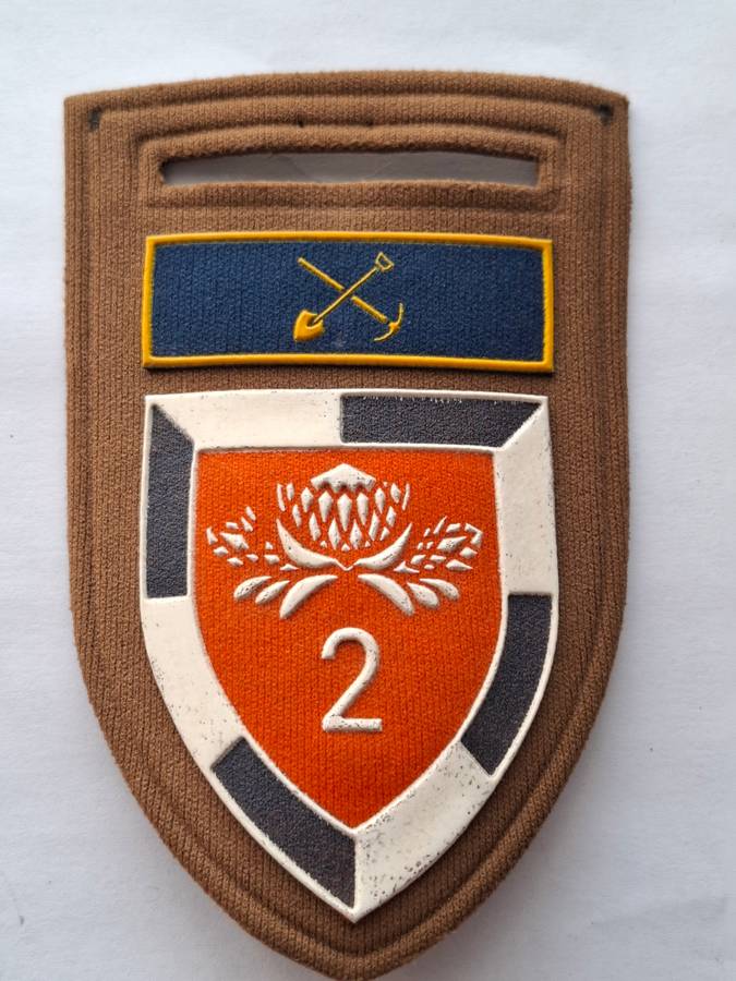 SADF Nutria Shoulder Flash - 2 SSB with NW Command Bar