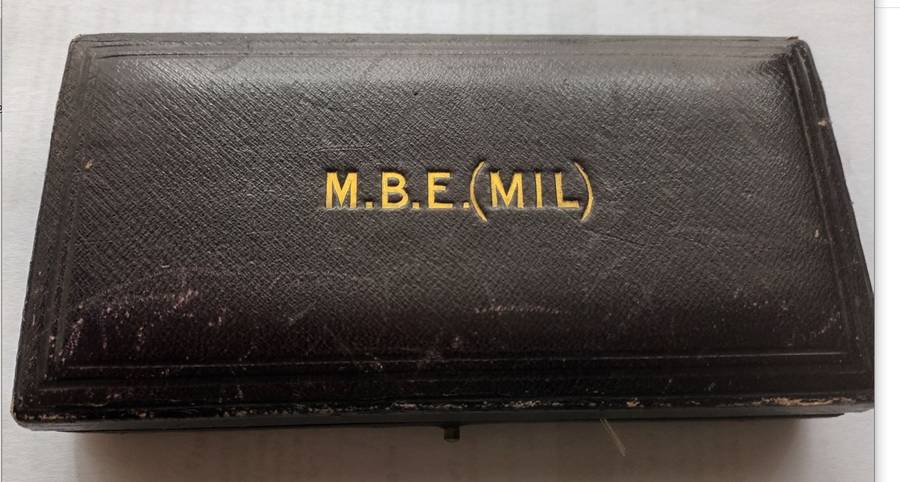 MBE (Civilian - in Military MBE box)