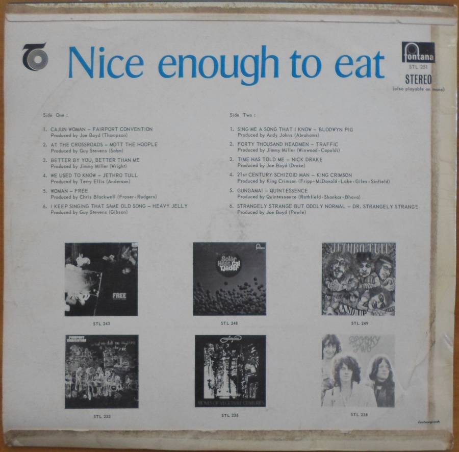 Various Artists - Nice Enough to Eat