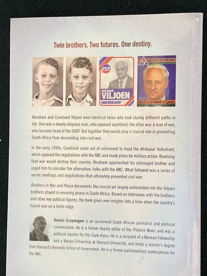 BROTHERS IN WAR AND PEACE BY DENNIS CRUYWAGEN