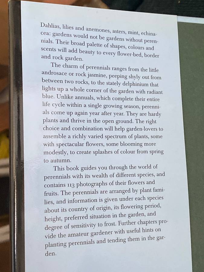 PERENNIALS PHOTOGRAPHS BY PAUL STAROSTA AND TEXT BY MARION FERRAUD