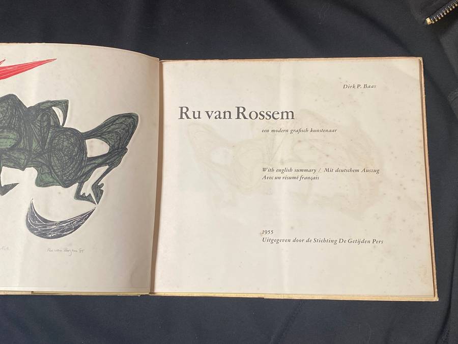 RU VAN ROSSEM - D.P. BAAS 1955 #11 OF 325