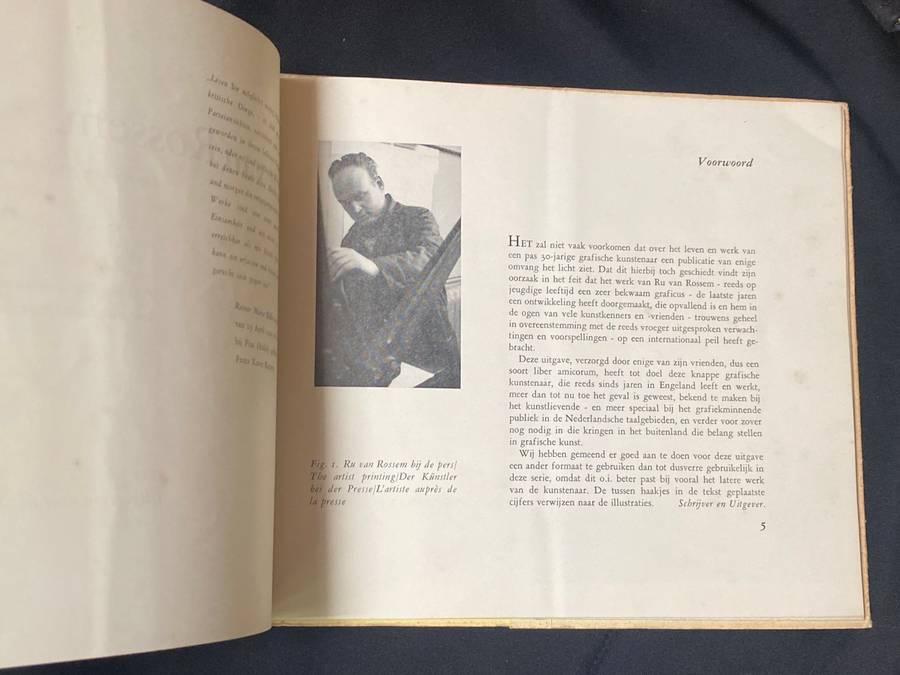 RU VAN ROSSEM - D.P. BAAS 1955 #11 OF 325