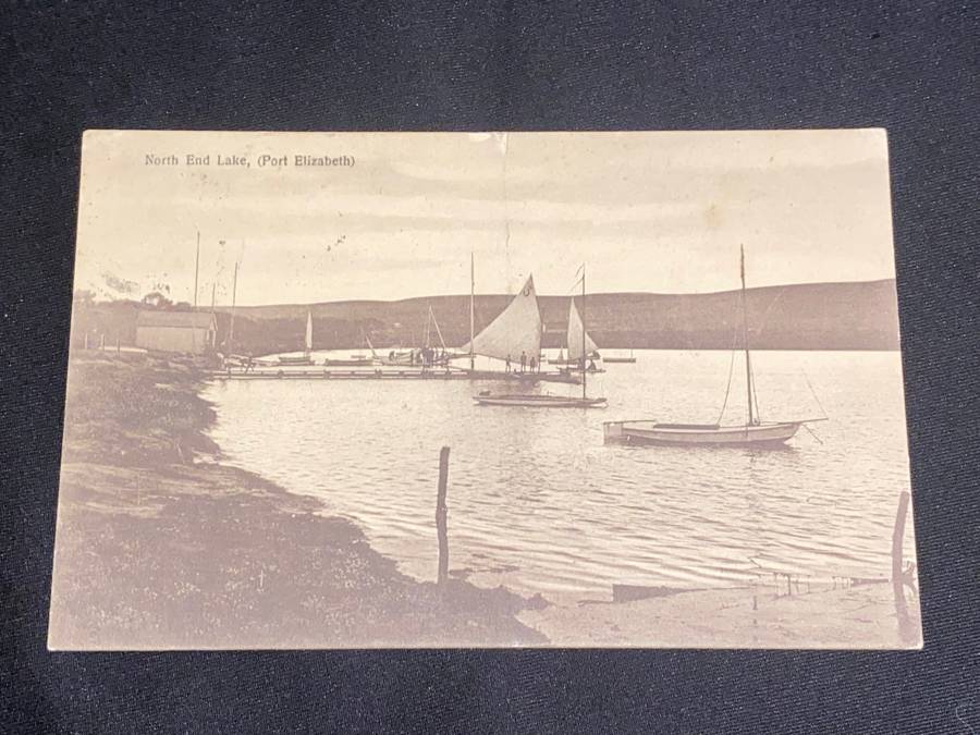 ANTIQUE 1914 NORTH END LAKE PORT ELIZABETH TO SMITHFIELD OFS