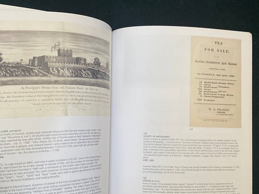 BONHAMS PRINTED BOOKS, MAPS AND MANUSCRIPTS TUESDAY 23 MARCH 2010 LONDON