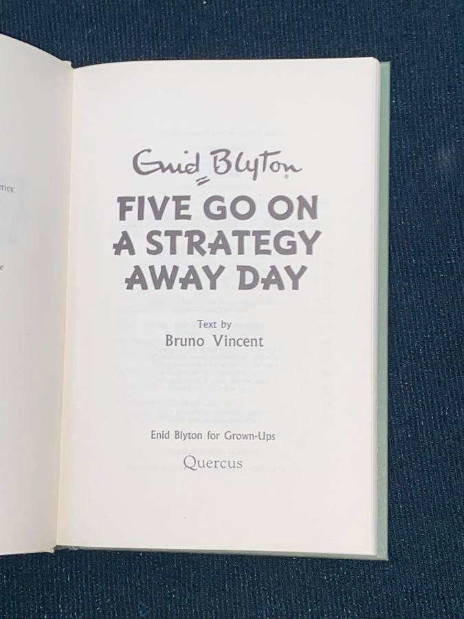 ENID BLYTON FIVE GO ON A STRATEGY DAY AWAY