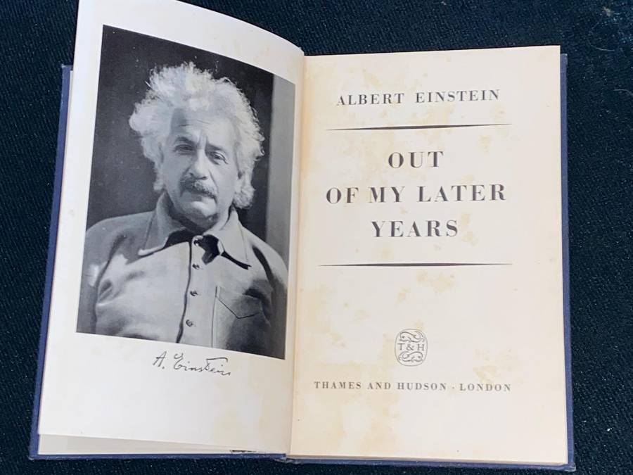 ALBERT EINSTEIN OUT OF MY LATER YEARS