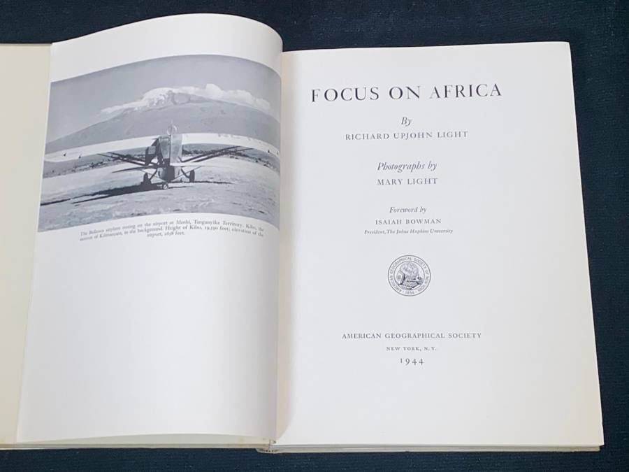 FOCUS ON AFRICA BY RICHARD UPJOHN LIGHT 1944