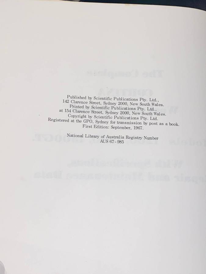 THE COMPLETE CORTINA WORKSHOP MANUAL 1200, 1500 AND 1500 GT