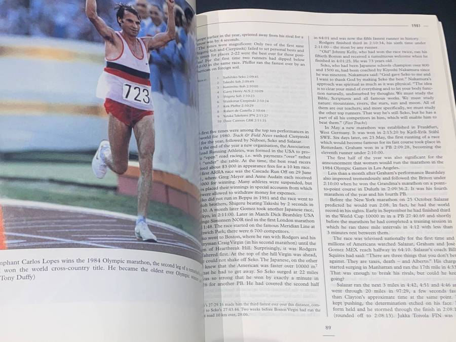 CENTURY OF THE MARATHON 1896-1996 BY RIEL HAUMAN