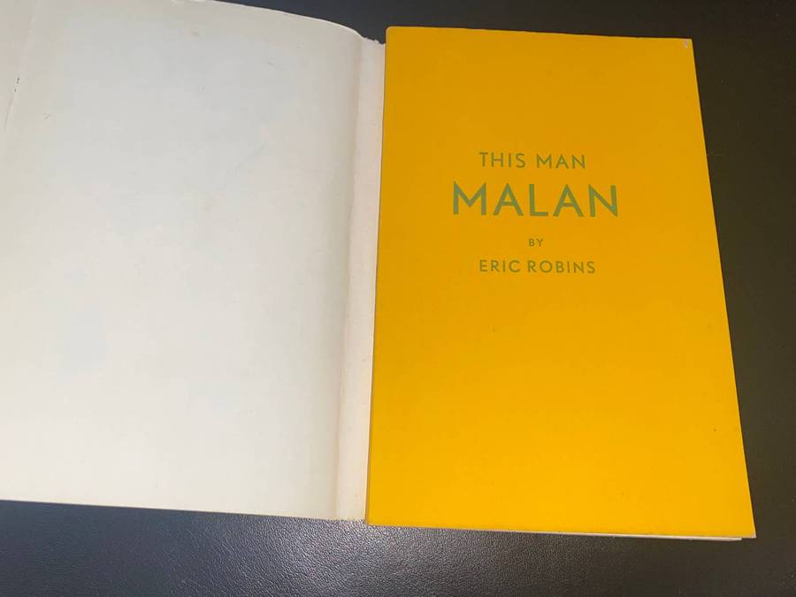 THIS MAN MALAN BY ERIC ROBINS