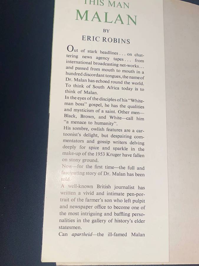 THIS MAN MALAN BY ERIC ROBINS