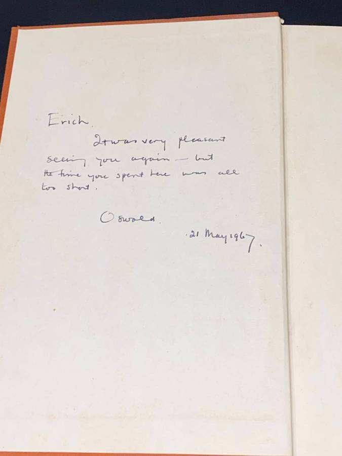 BEWARE, O MAN BY OSWALD VAN BLERK SIGNED
