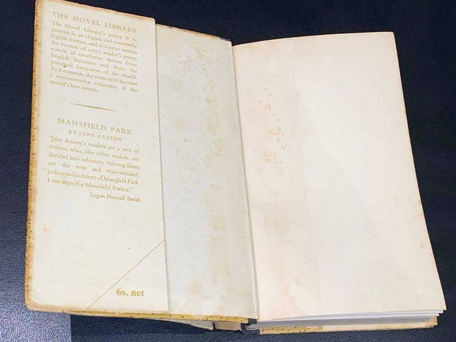 MANSFIELD PARK BY JANE AUSTEN