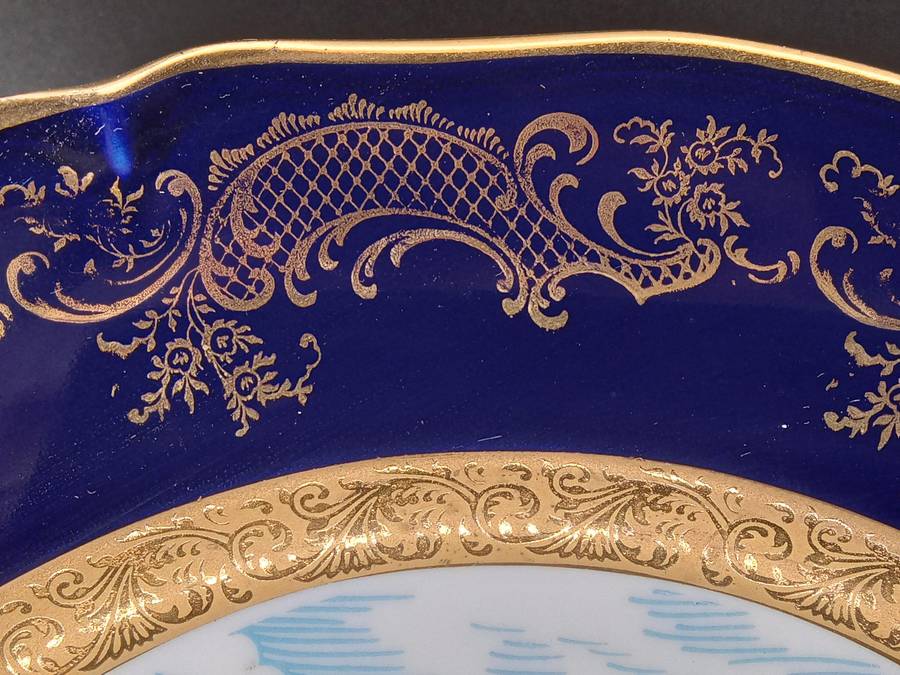 Vintage! French - Decorative Plate - Limoges France - Chartres Cathedral