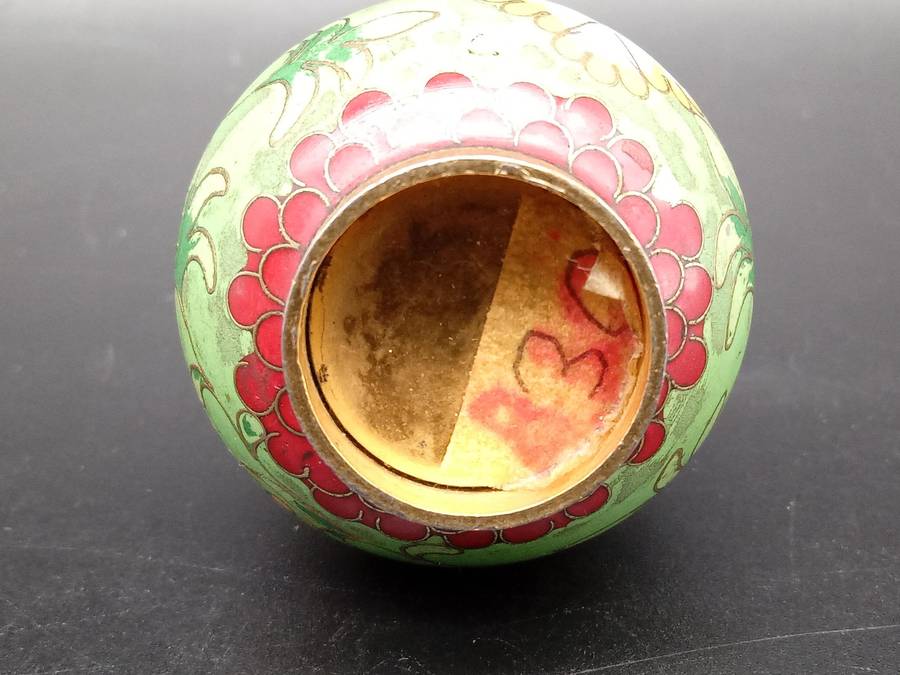 Vintage! Chinese - Cloisonné - Double Gourd - Snuff Bottle