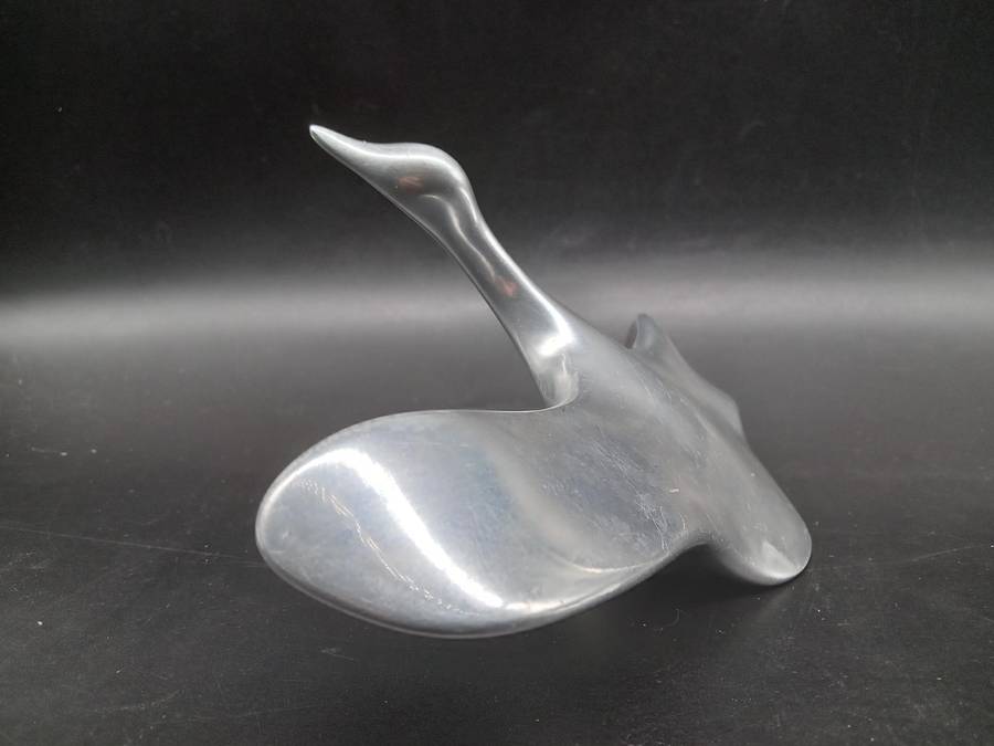 Vintage! Hoselton Flying Canada Goose Sculpture